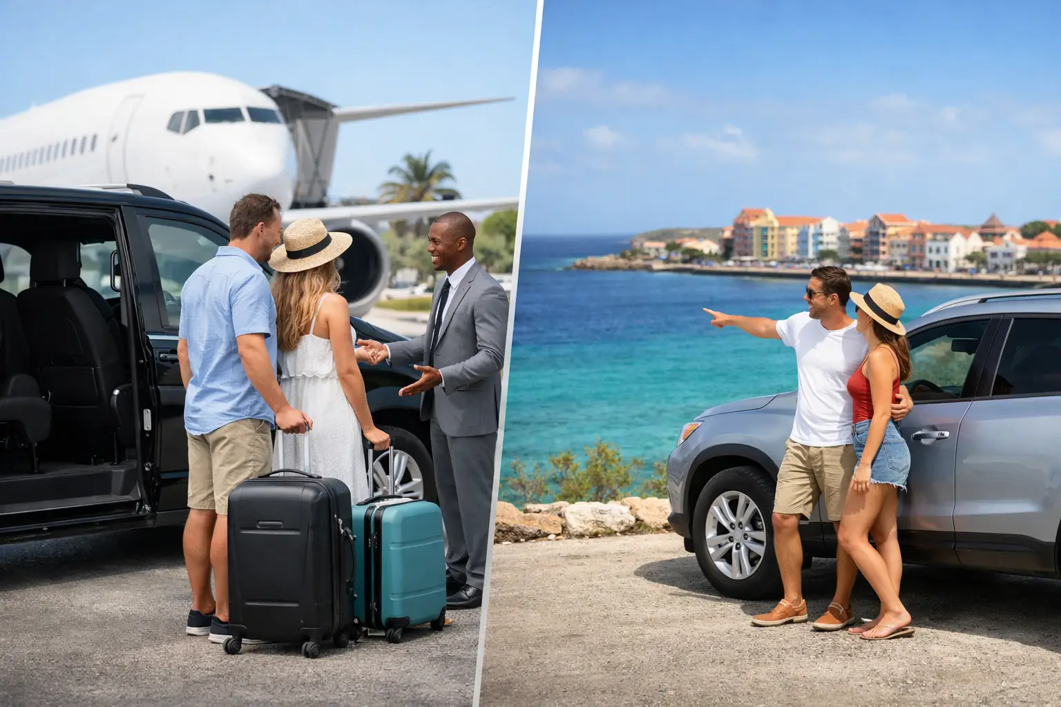 Airport Transfer vs Car Rental in Curaçao